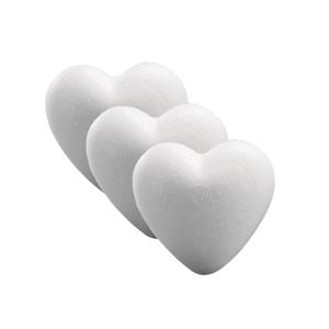 Rayher hobby materialen 12x Piepschuim hartje van 5 cm -