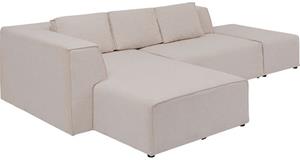 Kare Design Hoekbank Infinity Ottoman Links Creme