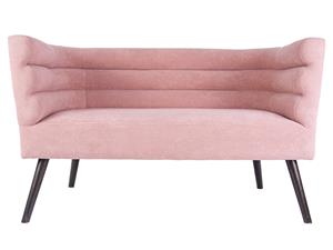 Leitmotiv bank Explicit, suede look, roze