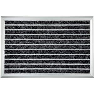 FLOORDIREKT Optimum Mat Alumatte mit Teppicheinlage 39x60 cm