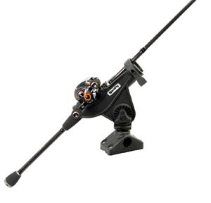 Scotty Baitcaster Spinning Rod Holder Black + 0241 Side-Deck Mount