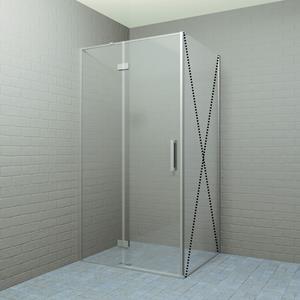 Boss & Wessing Douchedeur  P&C Design 200x140 cm RVS Look 