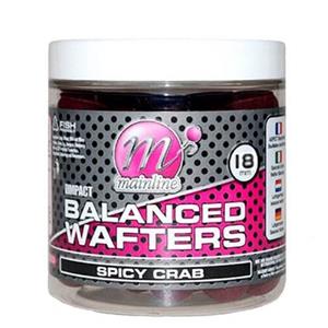 Mainline High Impact Balanced Wafters - Spicy Crab - 15mm