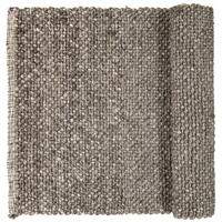 Blomus PERLA Teppich, Wohnteppich, Wollteppich, Baumwolle, Wolle, gunmetal melange, 70 x 130 cm, 65861 - 