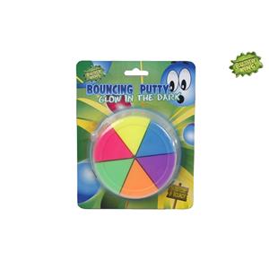 bouncingputty junior glow-in-the-dark 6-vaks