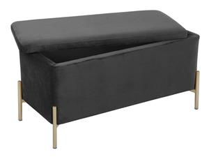 Bank Snog, zwart/goud