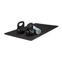 Relaxdays Schutzmatte Boden 8er Set schwarz