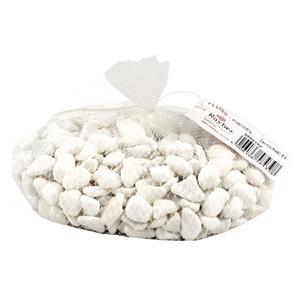 Rayher hobby materialen 10x zakjes witte kiezelsteentjes 1x kilo -