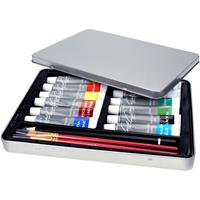 Aquarelverf met accessoires, 16dlg.