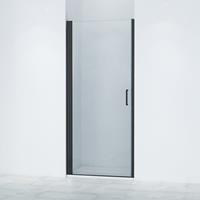 Saniclass Neptune 6211 douchedeur 60x200cm veiligheidsglas anti kalk profiel mat zwart SW538535