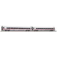 PIKO 58585 2er Set Ergänzungswagen BR 412 ICE 4 DB AG VI, Klimaschützer Wechselstromversion