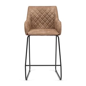 Rivièra Maison Barstoel 'Frisco Drive' Pellini, kleur Camel