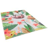 Pergamon Fellteppich Plush Kids Faultier Family Teppiche bunt Gr. 80 x 150