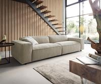 DELIFE Big-Sofa Tenso 286 x 103 Chenille Beige