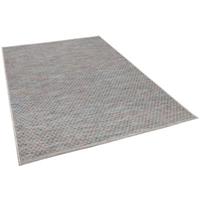 Pergamon In- und Outdoor Teppich Flachgewebe Carmel Meliert Teppiche blau Gr. 120 x 170