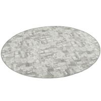 Snapstyle Designerteppich Trend Rund Teppiche hellgrau Gr. 100 x 100