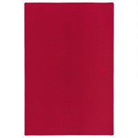 Snapstyle Feinschlingen Velour Teppich Strong rot Gr. 100 x 100