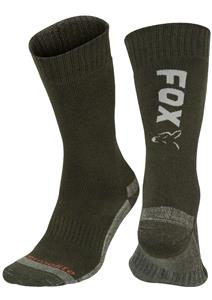 Green/Silver Thermolite Long Sock - Maat 44-47