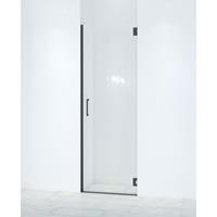 Saniclass Neptune 5000 Douchedeur - 65x200cm - profielloos veiligheidsglas - anti kalk - mat zwart NWA6211-65MB