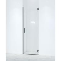 Saniclass Neptune 5000 douchedeur 65x200cm profielloos veiligheidsglas anti kalk mat zwart NWA6211-65MB