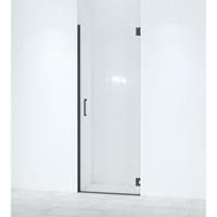 Saniclass Neptune 5000 douchedeur 75x200cm profielloos veiligheidsglas anti kalk mat zwart NWA6211-75MB