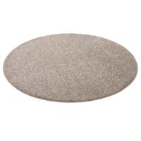 Snapstyle Teppich Hochflor Shaggy Cottage Rund Teppiche natur Gr. 100 x 100