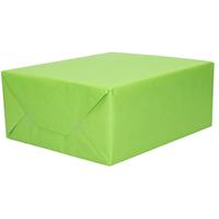 Bellatio 1x Rol kraft inpakpapier groen 200 x 70 cm -