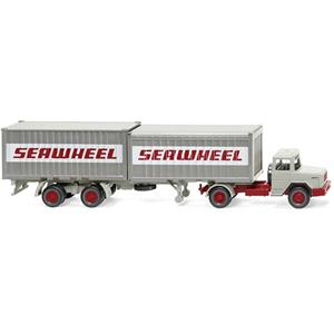 Wiking 052402 H0 Magirus Deutz Containersattelzug  Seawheel