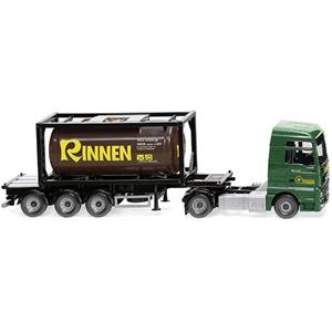 Wiking 053606 H0 MAN TGX Tankcontainersattelzug  Rinnen