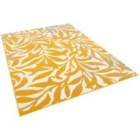 Pergamon Designer Teppich Samba Modern Flower Teppiche gelb Gr. 80 x 150