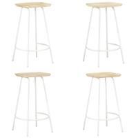 vidaXL Barhocker 4 Stk. Mango Massivholz 