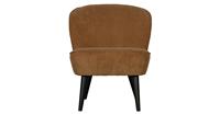 Sara Fauteuil - Ribstof - Honing Geel - 71x59x70
