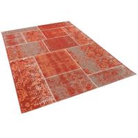 Pergamon In & Outdoor Teppich Carpetto Patchwork Teppiche terrakotta Gr. 80 x 150