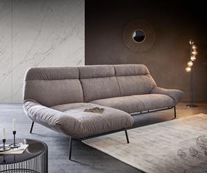 Es brand Ecksofa Shape High 305x160 Steingrau Longchair links by 