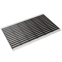 Pergamon Fußmatte Sauberlauf Alumium Kleeny Fußmatten schwarz Gr. 60 x 90