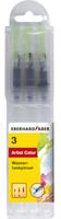 Eberhard Faber waterpenselen transparant maat S/M/L 4 delig