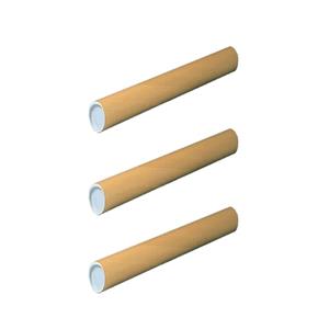 Set van 12x stuks A4 Poster koker 31 x 4 cm van karton -