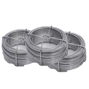 6x stuks ijzerdraad / binddraad / binddraden staal verzinkt 0,7 mm x 100 m -