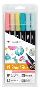 TOMBOW PEN+PENCIL Tombow ABT Dual Brush Pen-Set Candy Colours 6teilig