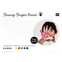 Fingerfarbe Set 6x35ml