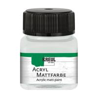 C. Kreul KREUL Acryl Mattfarbe 20ml pastellweiß