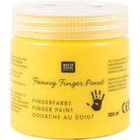 Fingerfarbe 100ml gelb