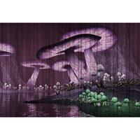 A.S. CREATIONS A.s.creations - Fototapete fantasy 2 DD113952 Livingwalls Walls by Patel Vliestapete Grün Violett - Rosa, Schwarz, Violett