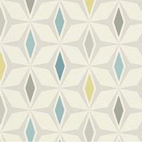 A.S. CREATIONS Scandinavian Style Tapete 304761 | geometrische Muster-Tapete Weiß Grau 30476-1 | Vliestapete gemustert für Wohnzimmer und Jugendzimmer! - Blau,