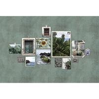 A.S. CREATIONS A.s.creations - Fototapete atlanticSpiri2 DD114012 Livingwalls Walls by Patel Vliestapete Beige Grün - Blau, Grün, Violett