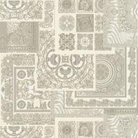 A.S. CREATIONS A.s.creations - Fliesen-Tapete Tapete Fliesenoptik Grau Silber Vliestapete Grau Silber 370485 37048-5 - Grau, Silber, Weiß