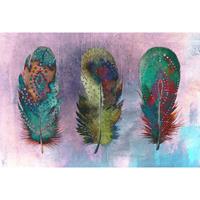 A.S. CREATIONS DD117620 MotleyFeather1 Atelier 47 fototapete federn 270 x 400 cm (4 Teile) Jetzt Fototapeten günstig kaufen - Bunt, Violett / Lila
