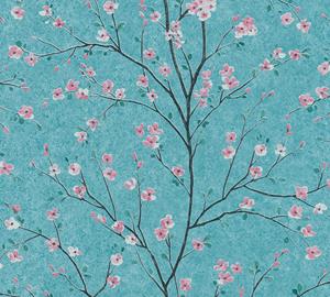 living walls Vliestapete "Metropolitan Stories, Mio Tokio", floral-botanisch, Tapete Blumen