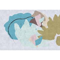 A.S. CREATIONS Fototapete floralCollage1 DD114122 Livingwalls Walls by Patel Vliestapete Beige Blau Grau Grün - Violett