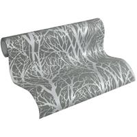 A.S. CREATION A.s.creation - Blumentapete Silber Vliestapete 300943 300943